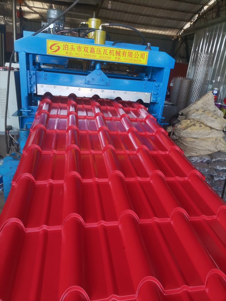 glazed tile color steel roll forming machine