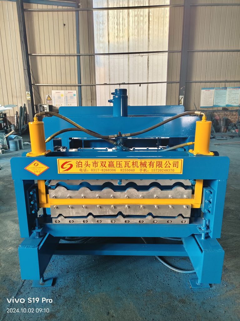 wave tile color steel roll forming machine