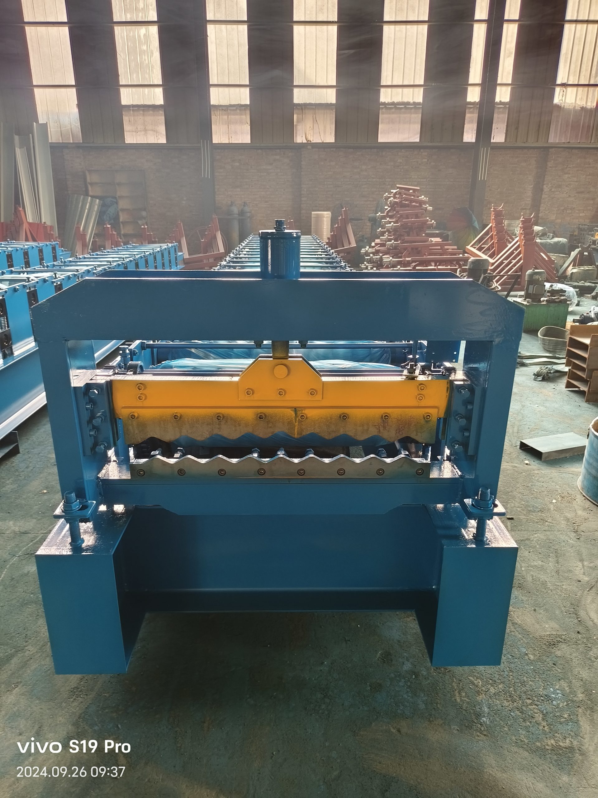 wave tile color steel roll forming machine